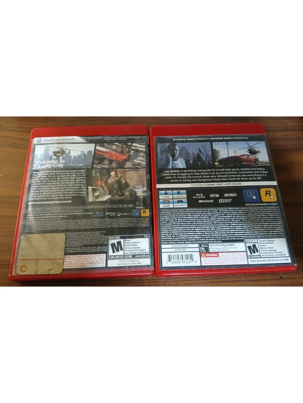 Grand Theft Auto IV & V (PlayStation 3) Bundle